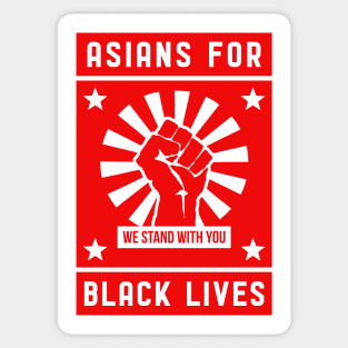 Asians For Black Lives Sticker